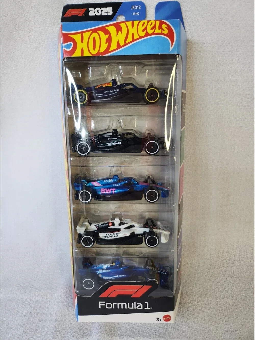 Hot Wheels Formula 1 & Fast & Furious Diecast 1:64 5-Car Collection Set